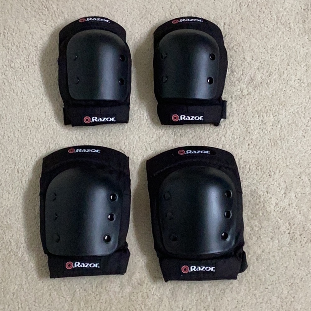 RAZOR MULTI SPORT ELBOW AND KNEE PADS SIZE MEDIUM NEW